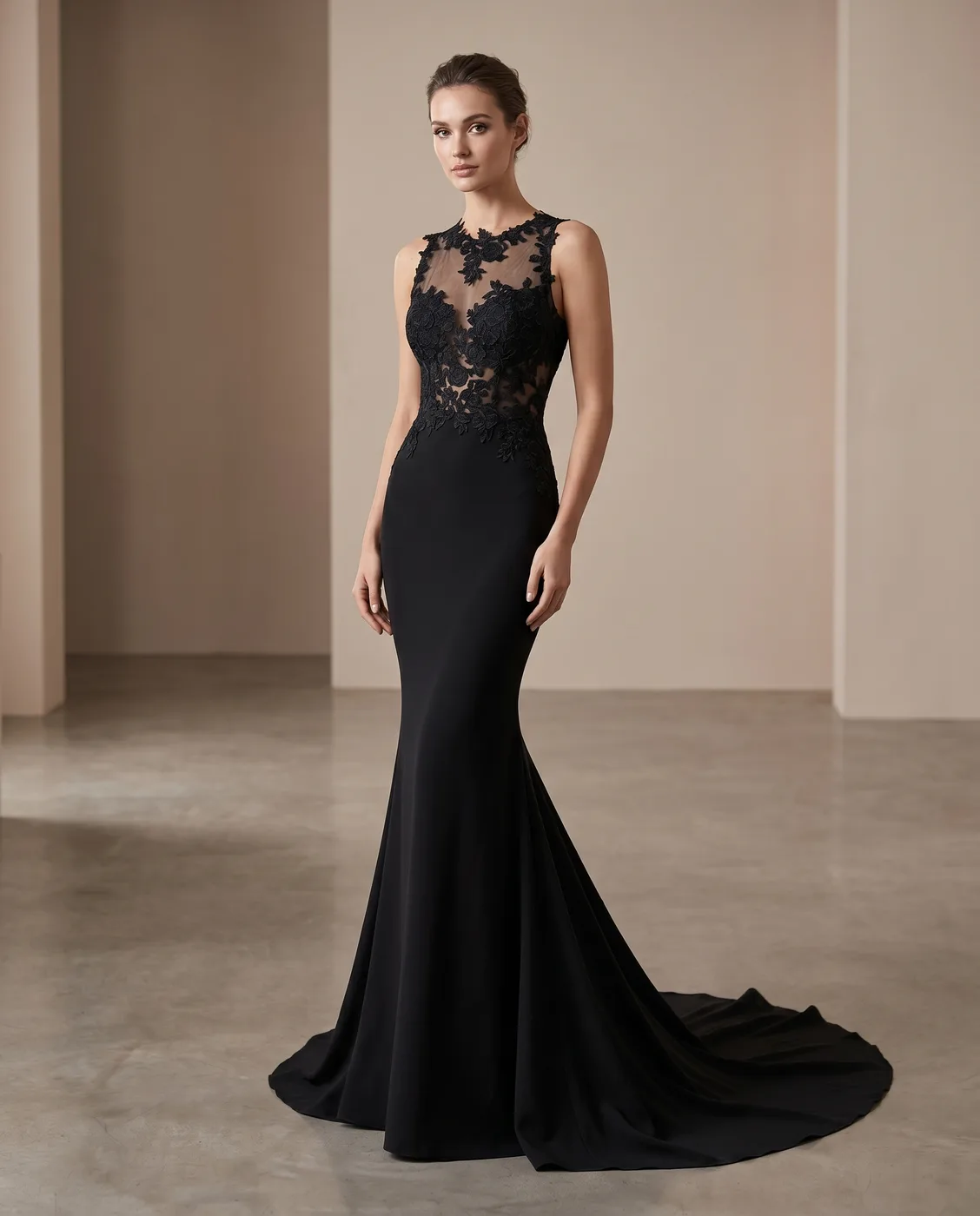 Black Lace Mermaid
